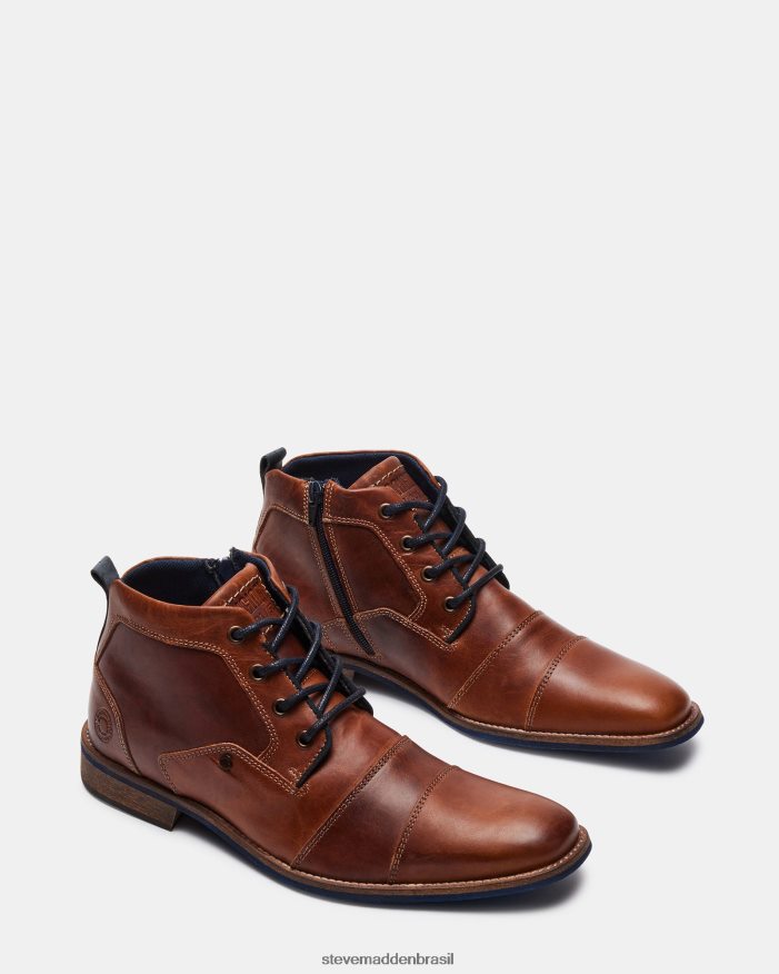 calçados couro bronzeado homens Steve Madden Kramer ZTFPZH924