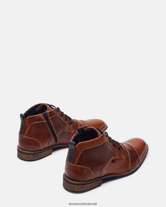 calçados couro bronzeado homens Steve Madden Kramer ZTFPZH924