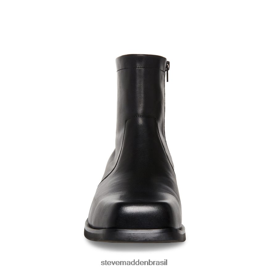 calçados couro preto homens Steve Madden Lionel ZTFPZH938