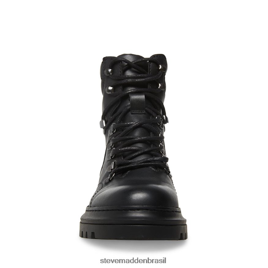 calçados couro preto homens Steve Madden Monty ZTFPZH956