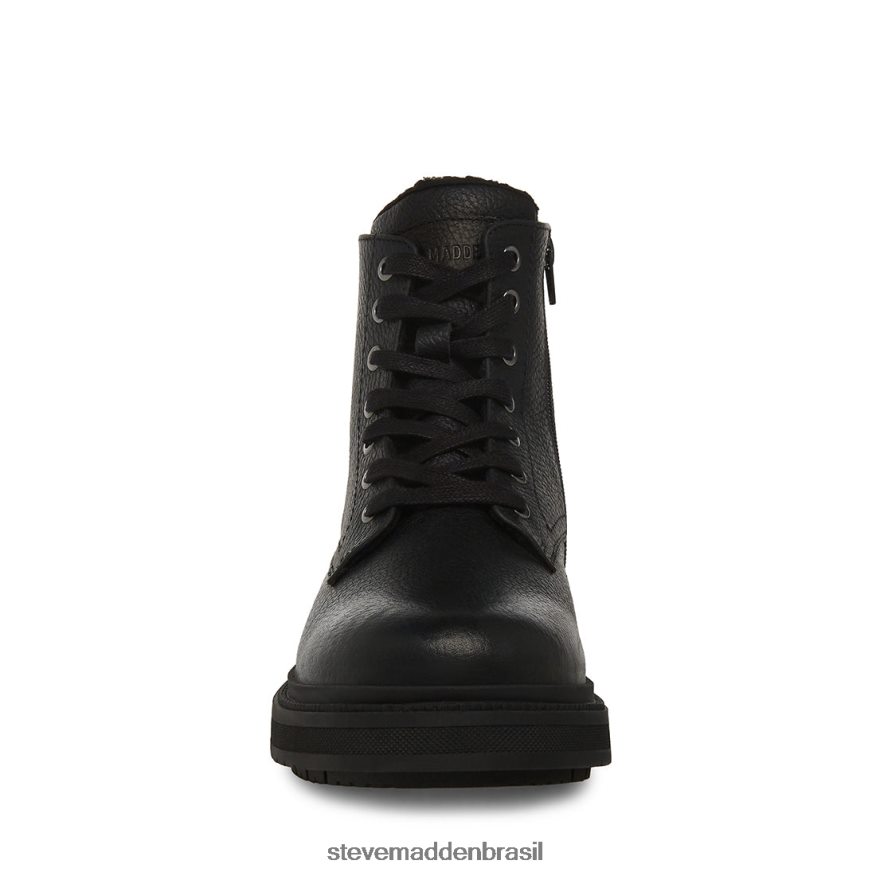 calçados couro preto homens Steve Madden denalii ZTFPZH960