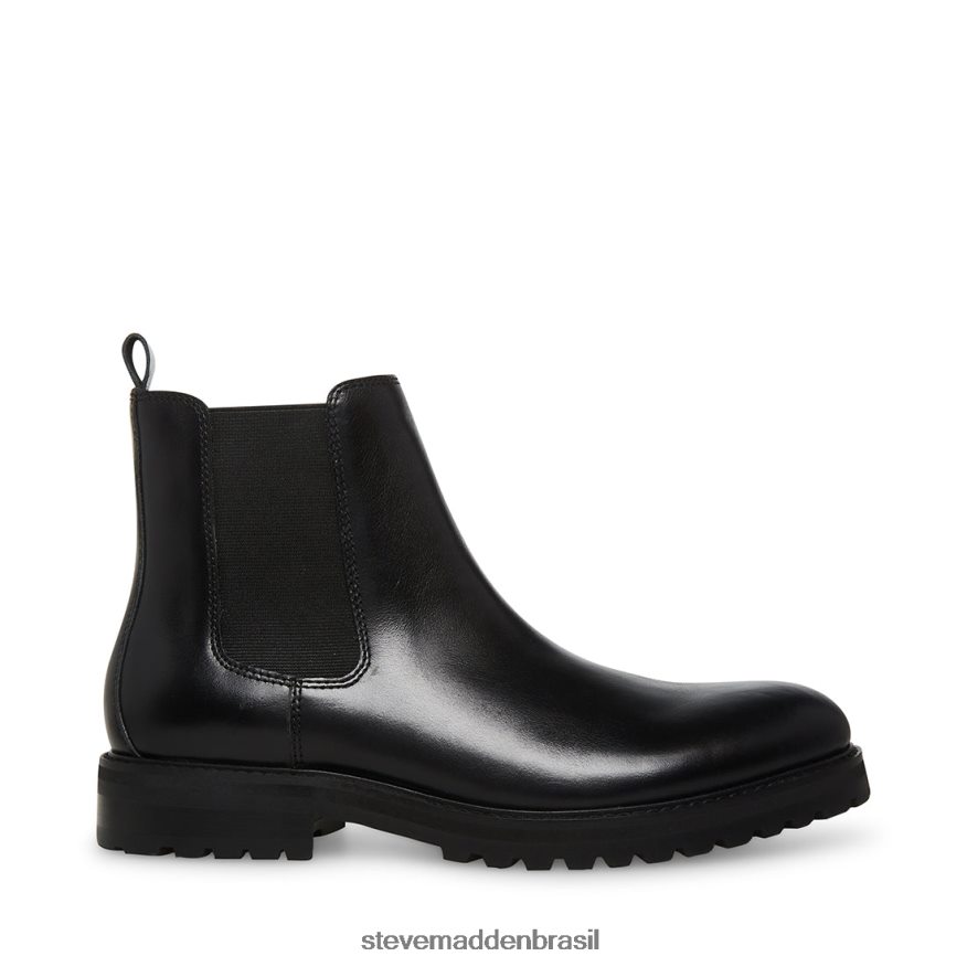 calçados couro preto homens Steve Madden durante ZTFPZH966