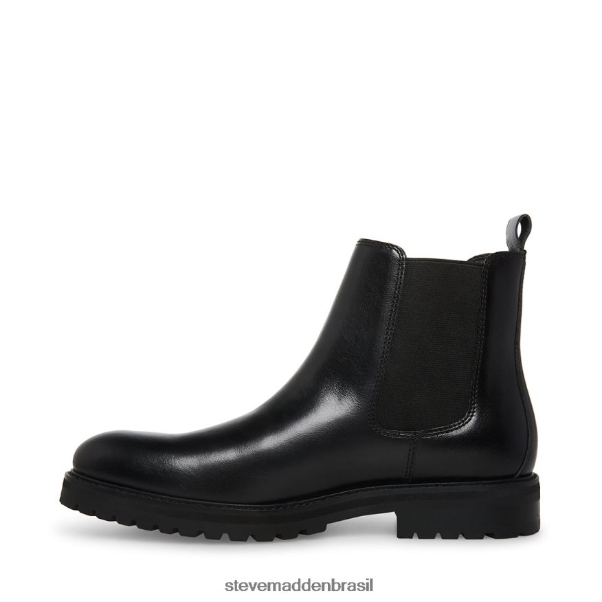 calçados couro preto homens Steve Madden durante ZTFPZH966