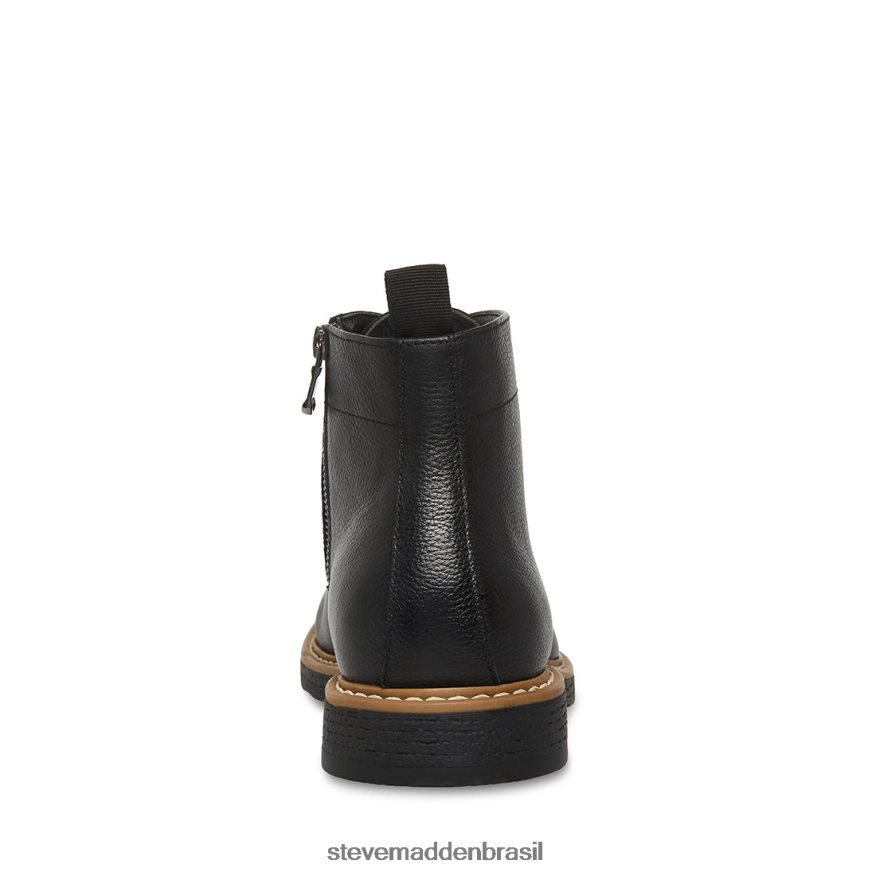 calçados couro preto homens Steve Madden mitchell ZTFPZH958