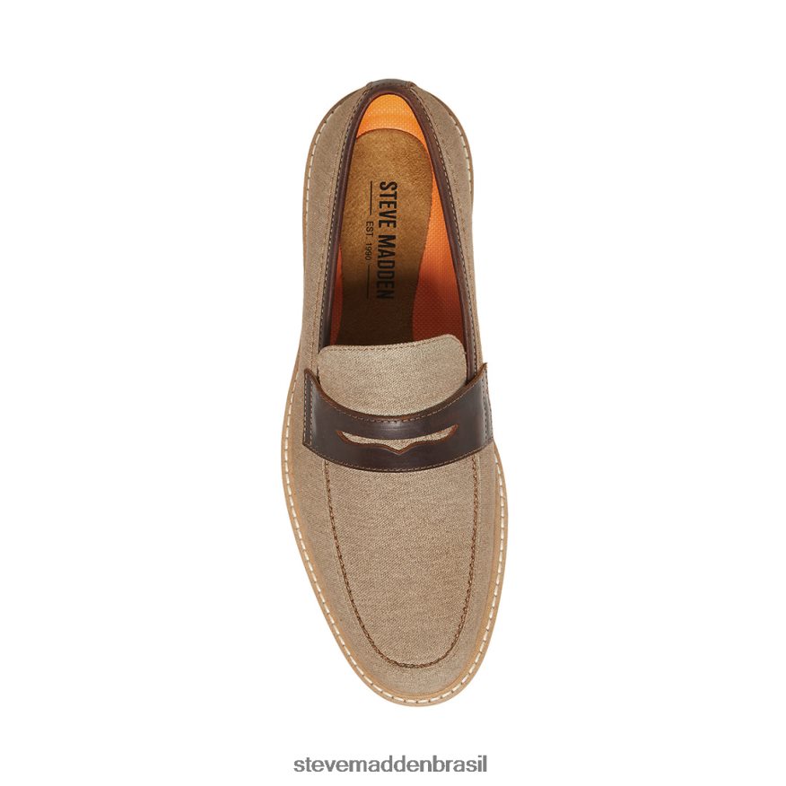 calçados cáqui fabuloso homens Steve Madden ewald ric ZTFPZH1016