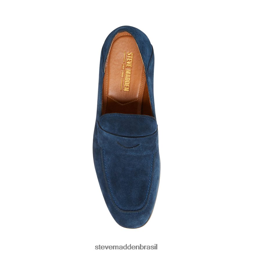 calçados camurça azul marinho homens Steve Madden Edson ZTFPZH1003