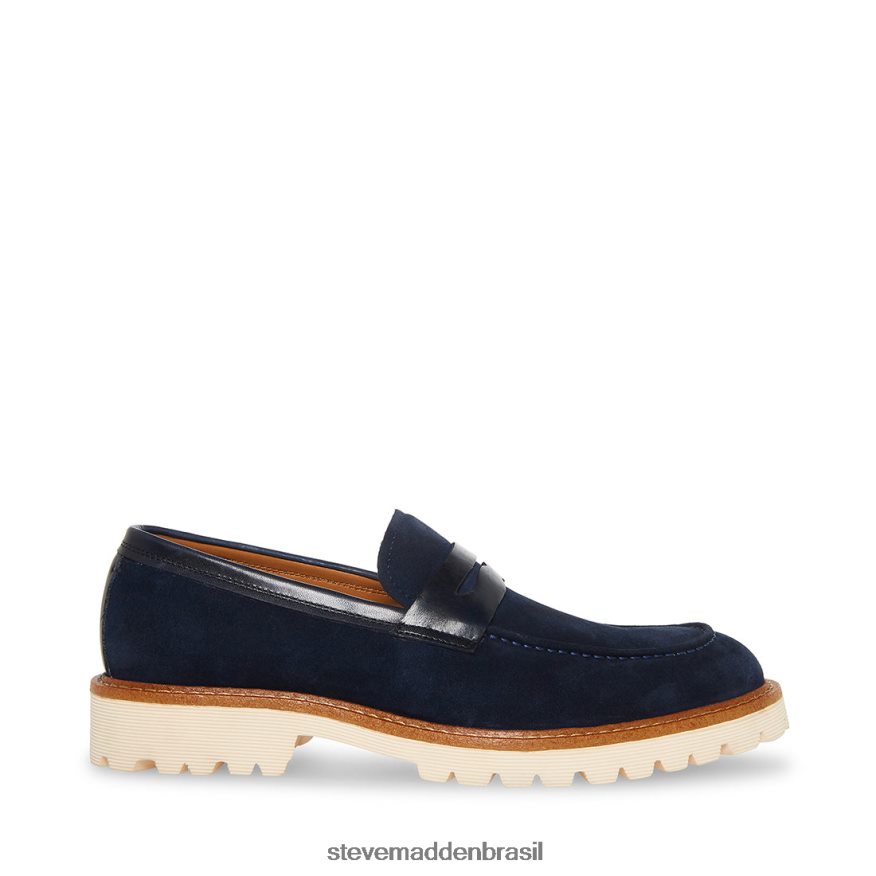 calçados camurça azul marinho homens Steve Madden bentino ZTFPZH1025