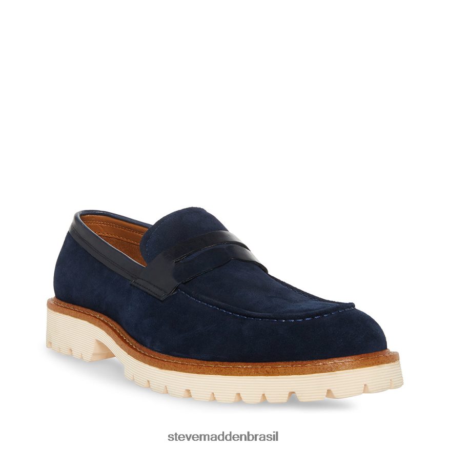 calçados camurça azul marinho homens Steve Madden bentino ZTFPZH1025