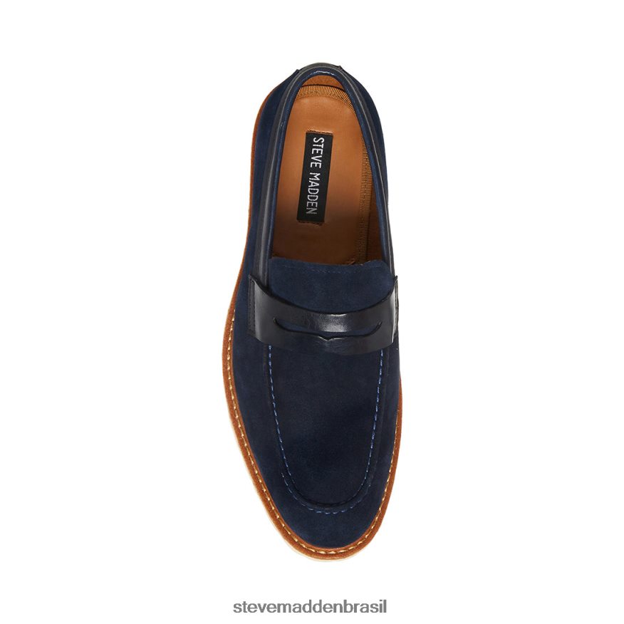 calçados camurça azul marinho homens Steve Madden bentino ZTFPZH1025