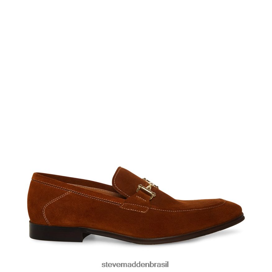 calçados camurça conhaque homens Steve Madden arquéia ZTFPZH1009