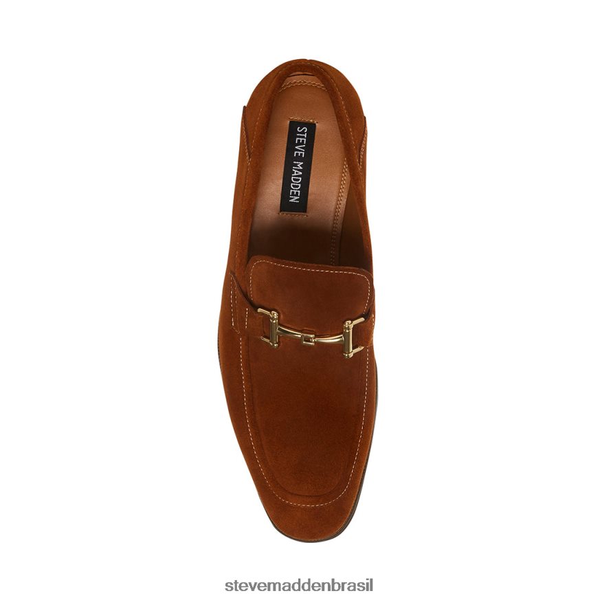 calçados camurça conhaque homens Steve Madden arquéia ZTFPZH1009