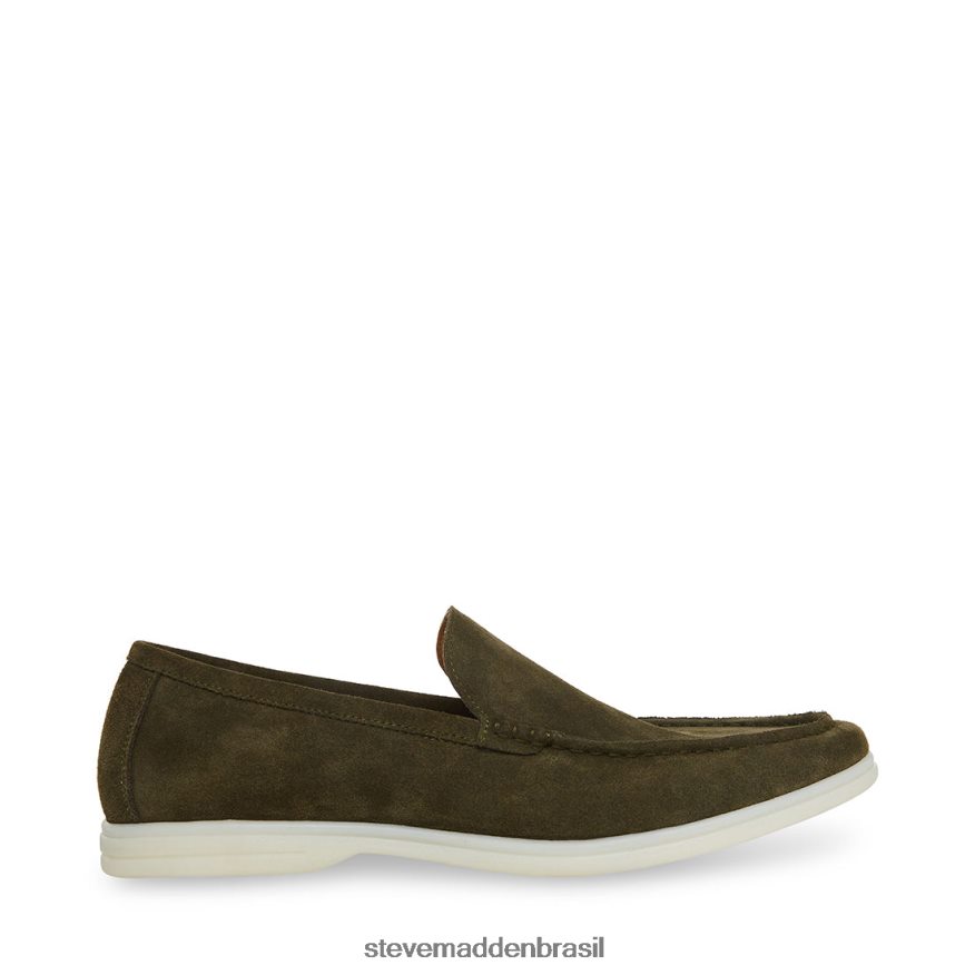 calçados camurça verde-oliva homens Steve Madden brincar ZTFPZH1023