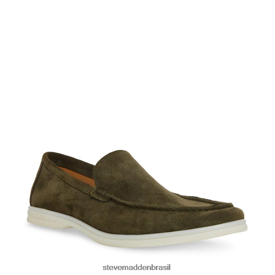 calçados camurça verde-oliva homens Steve Madden brincar ZTFPZH1023