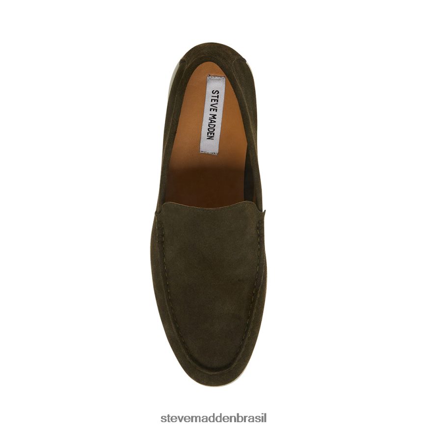 calçados camurça verde-oliva homens Steve Madden brincar ZTFPZH1023