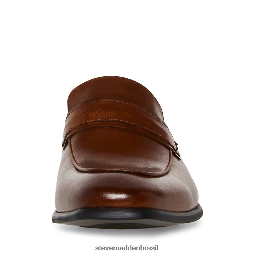 calçados couro bronzeado homens Steve Madden beaudon ZTFPZH1004