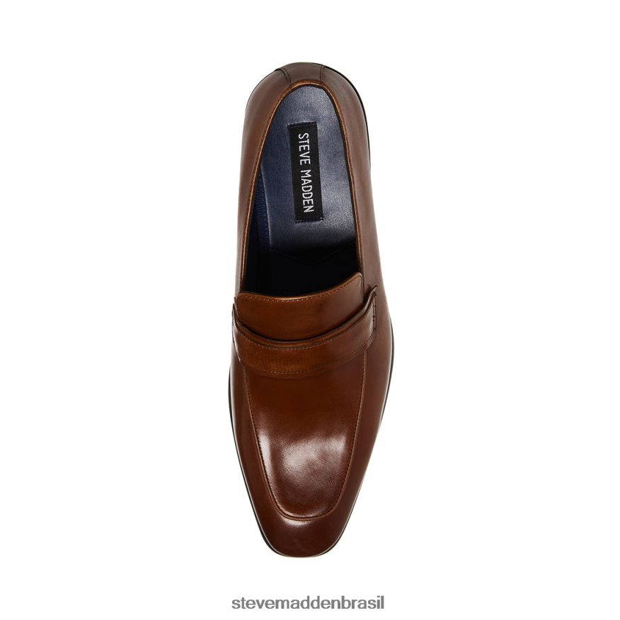 calçados couro bronzeado homens Steve Madden beaudon ZTFPZH1004