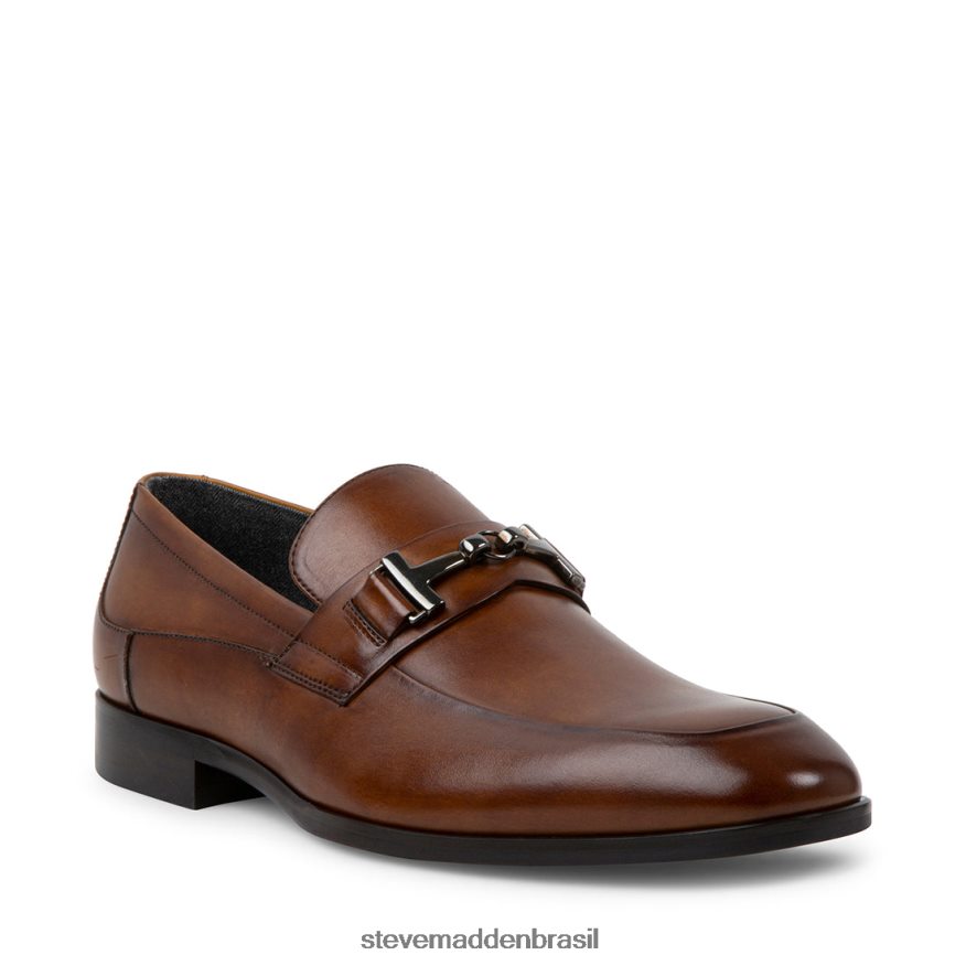 calçados couro bronzeado homens Steve Madden valão ZTFPZH1040