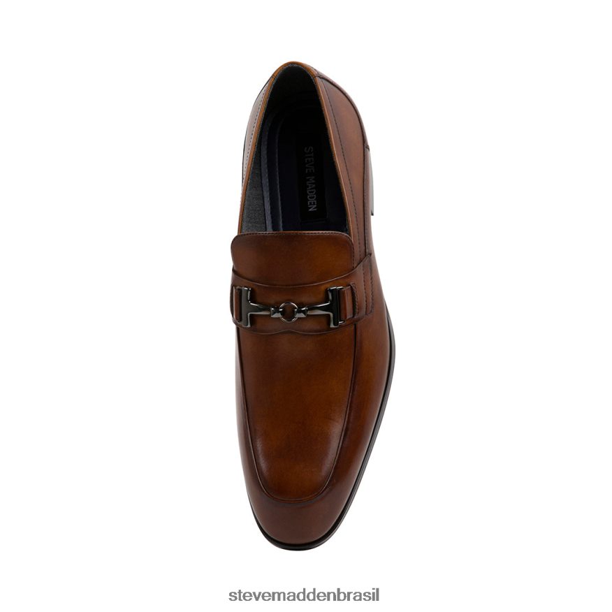 calçados couro bronzeado homens Steve Madden valão ZTFPZH1040