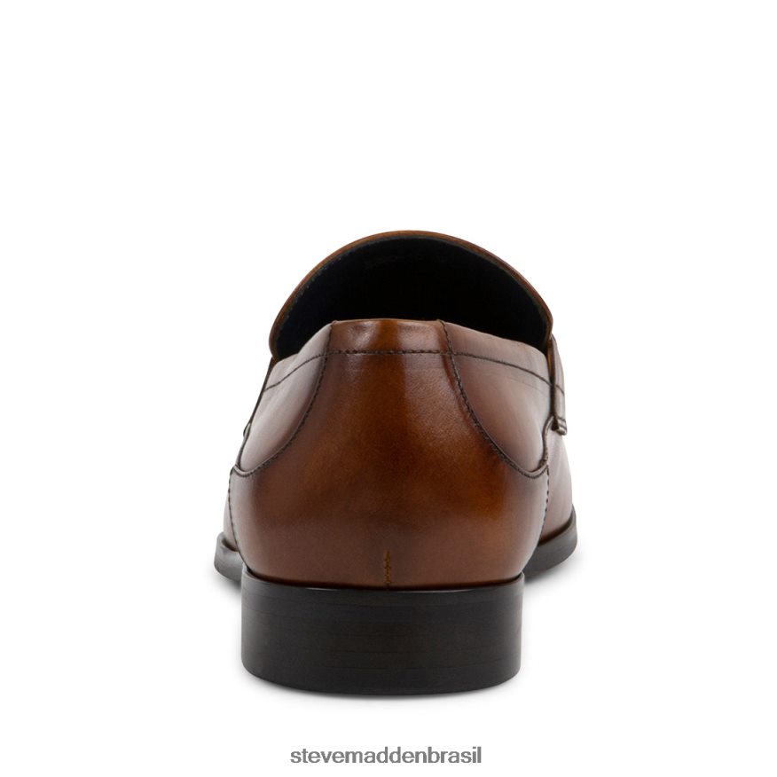 calçados couro bronzeado homens Steve Madden valão ZTFPZH1040