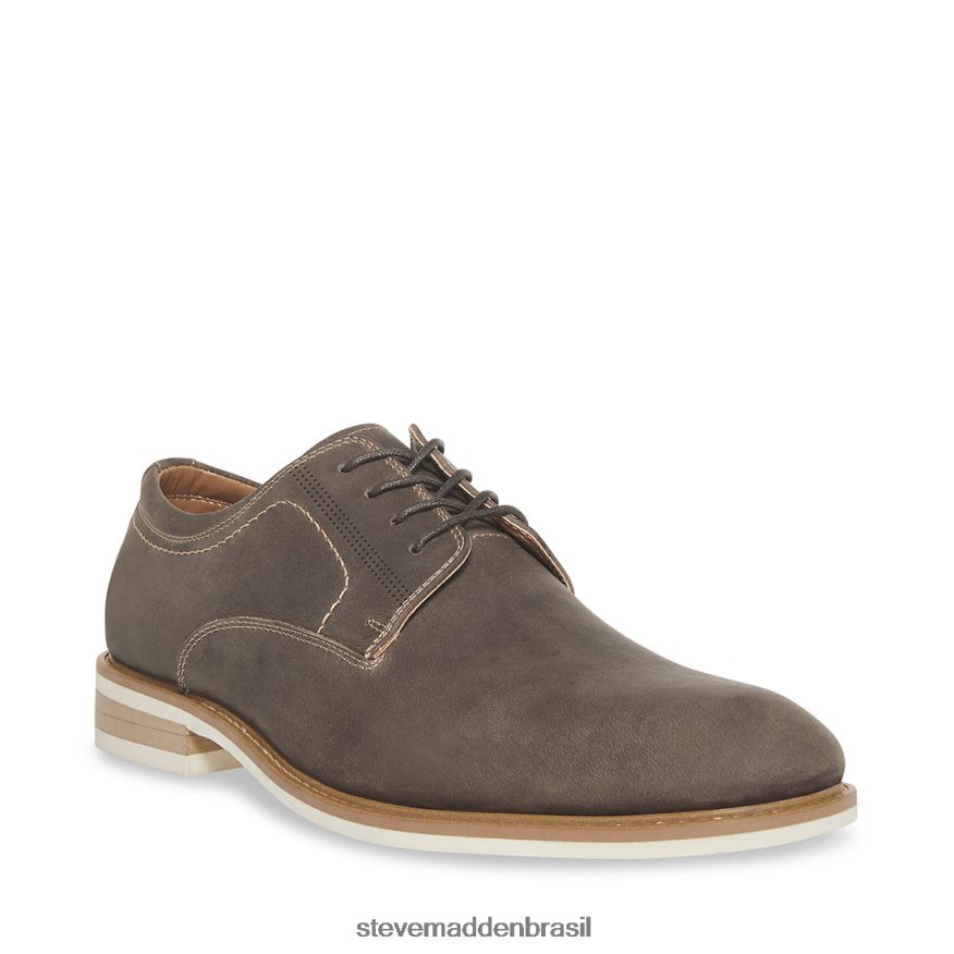 calçados couro cinza homens Steve Madden Kacion ZTFPZH1024