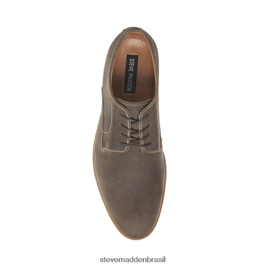 calçados couro cinza homens Steve Madden Kacion ZTFPZH1024