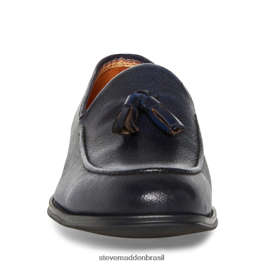 calçados couro marinho homens Steve Madden dor ZTFPZH1020