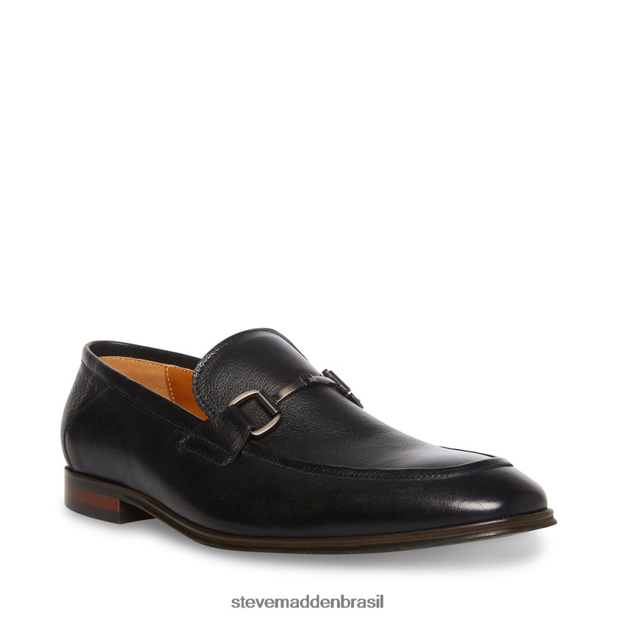 calçados couro preto homens Steve Madden Ahron ZTFPZH1017