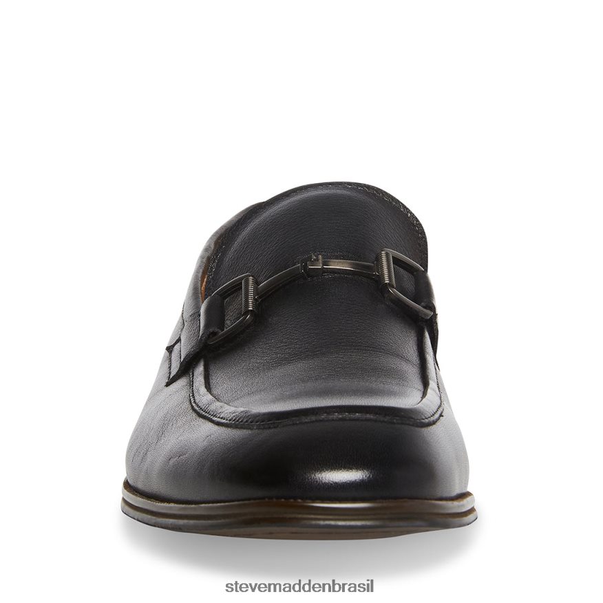 calçados couro preto homens Steve Madden Ahron ZTFPZH1017