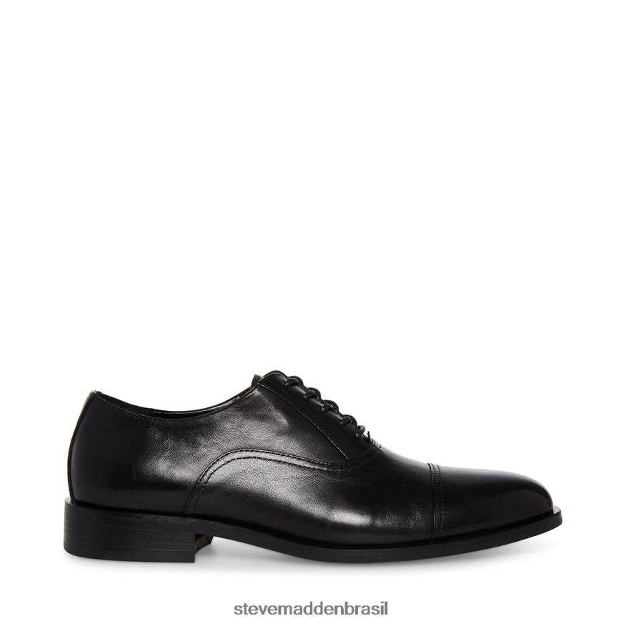 calçados couro preto homens Steve Madden Princeton ZTFPZH1037