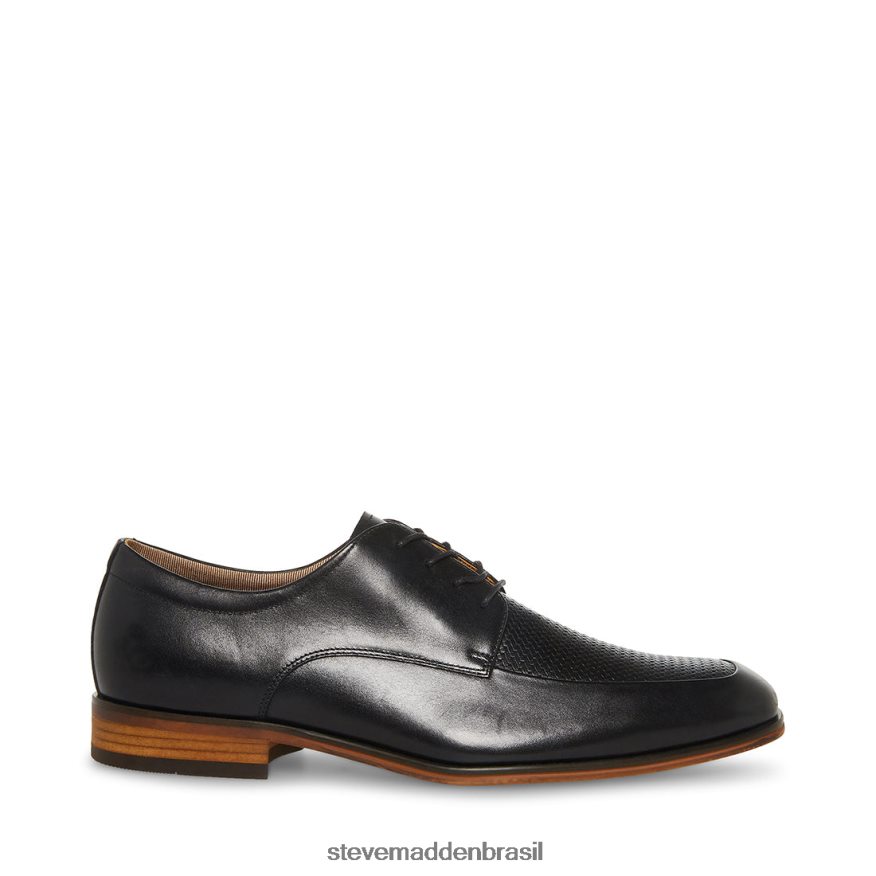 calçados couro preto homens Steve Madden imala ZTFPZH1010