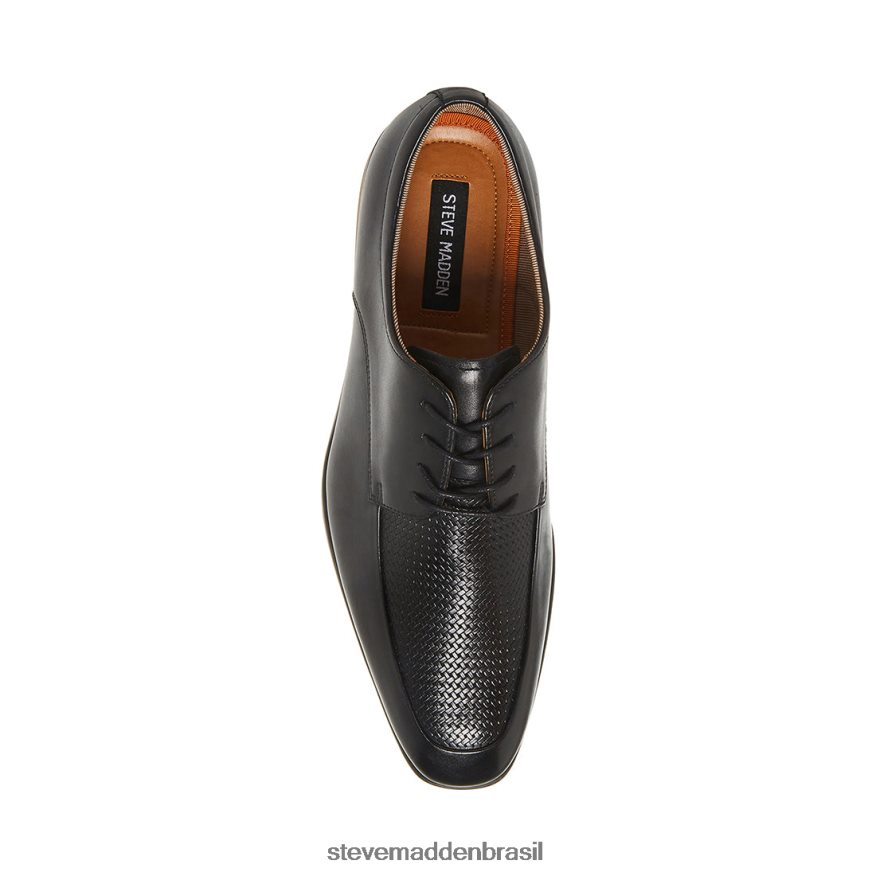 calçados couro preto homens Steve Madden imala ZTFPZH1010