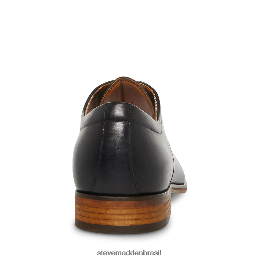 calçados couro preto homens Steve Madden imala ZTFPZH1010