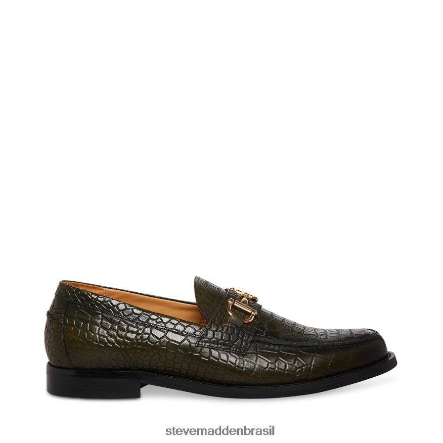 calçados crocodilo verde homens Steve Madden Wallace ZTFPZH1043