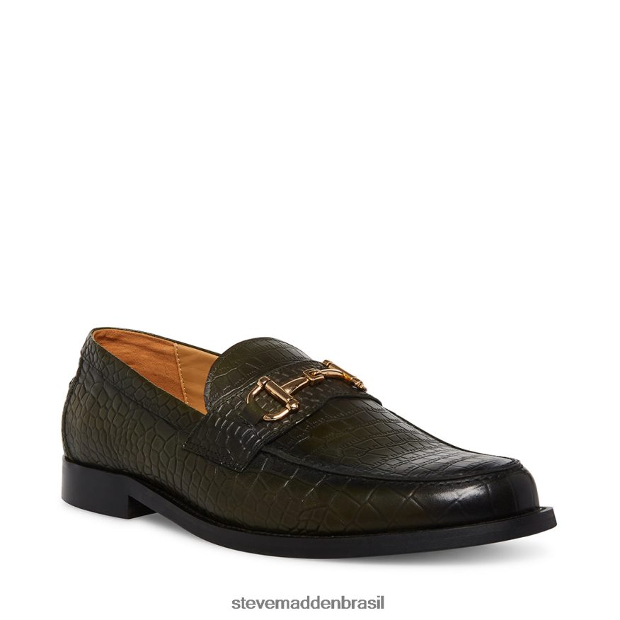 calçados crocodilo verde homens Steve Madden Wallace ZTFPZH1043