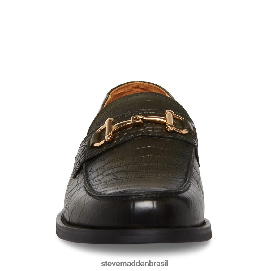 calçados crocodilo verde homens Steve Madden Wallace ZTFPZH1043