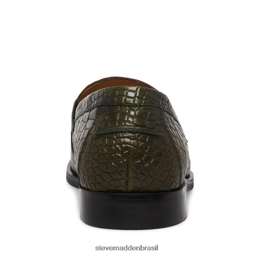 calçados crocodilo verde homens Steve Madden Wallace ZTFPZH1043