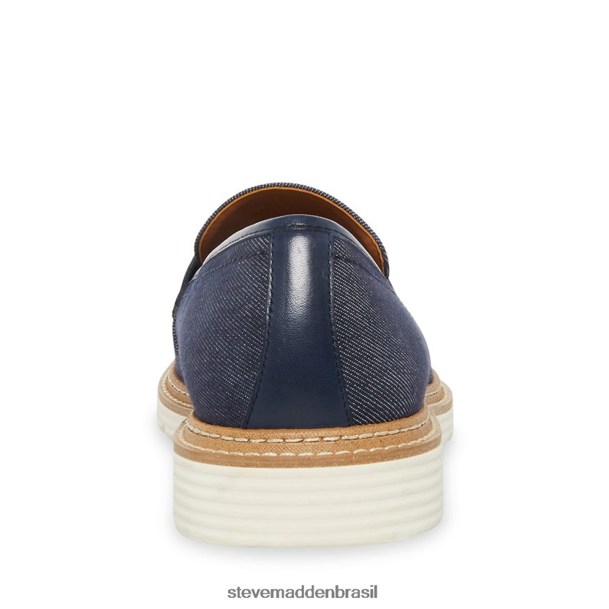 calçados tecido marinho homens Steve Madden ewald ZTFPZH1008