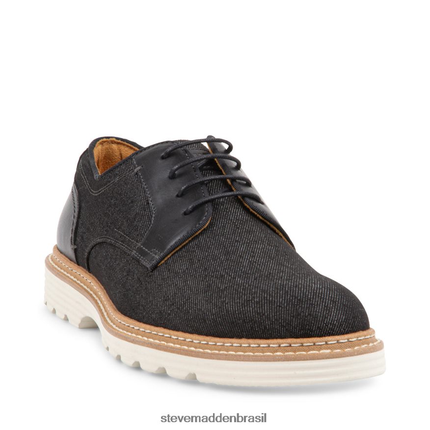 calçados tecido preto homens Steve Madden curie ZTFPZH1031