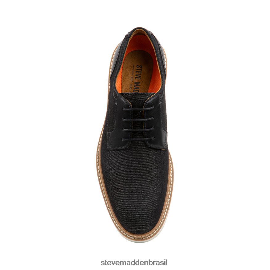 calçados tecido preto homens Steve Madden curie ZTFPZH1031