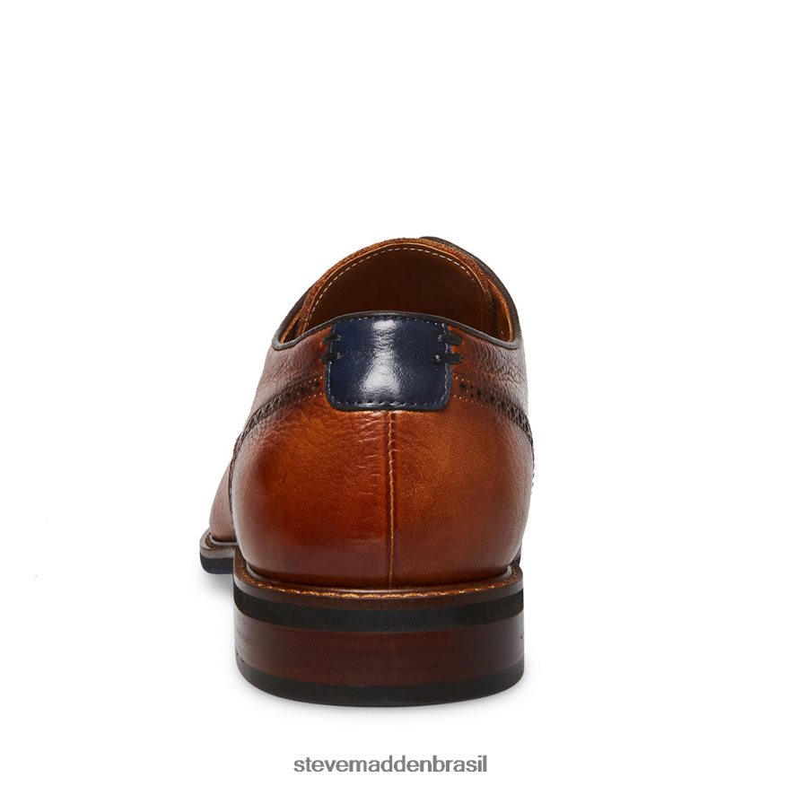 calçados couro conhaque homens Steve Madden Bannon ZTFPZH1065