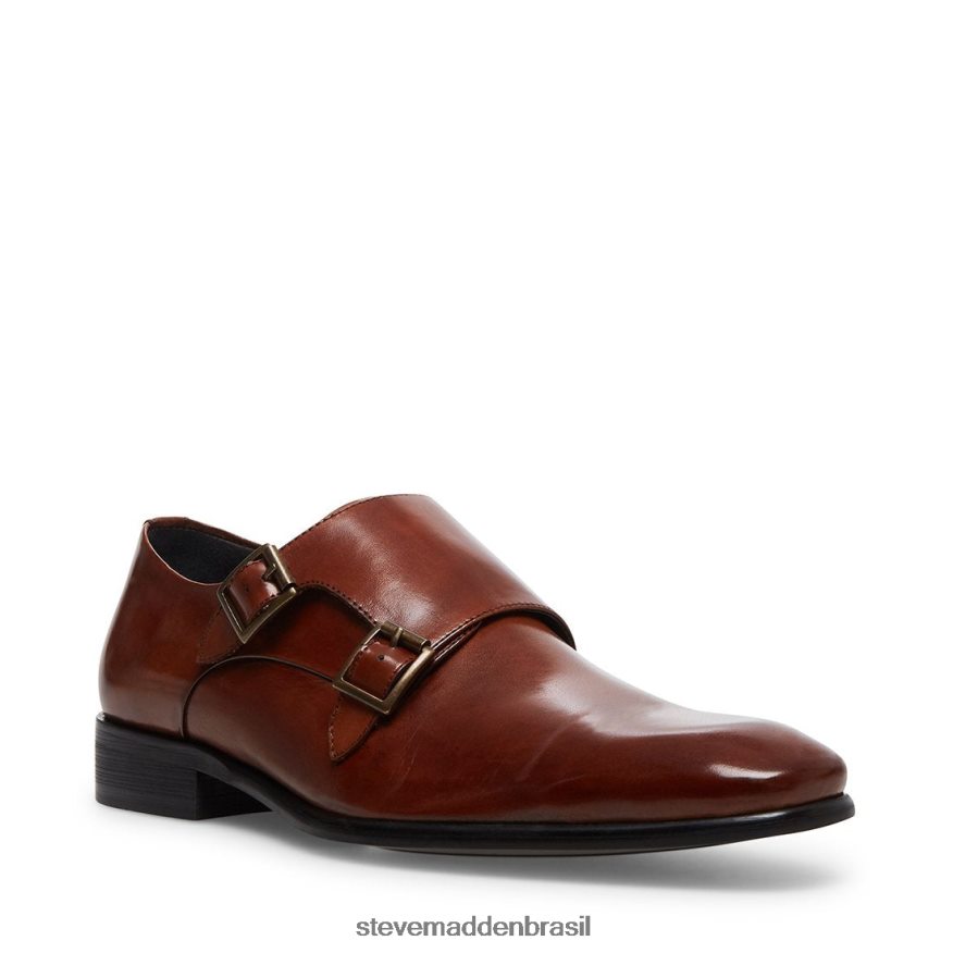 calçados couro conhaque homens Steve Madden Beaumont ZTFPZH1046