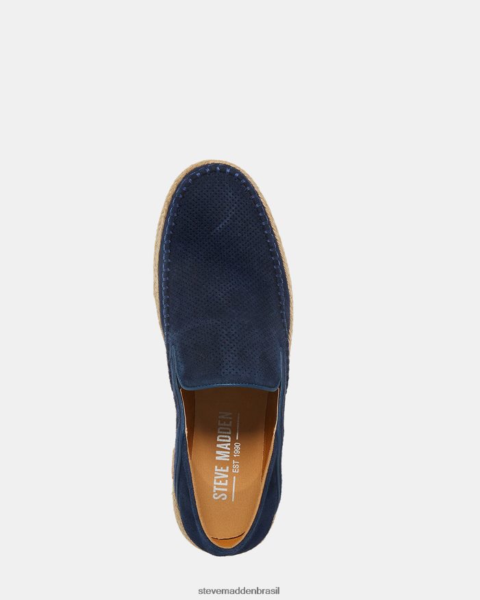 calçados camurça azul marinho homens Steve Madden caydenn ZTFPZH1073