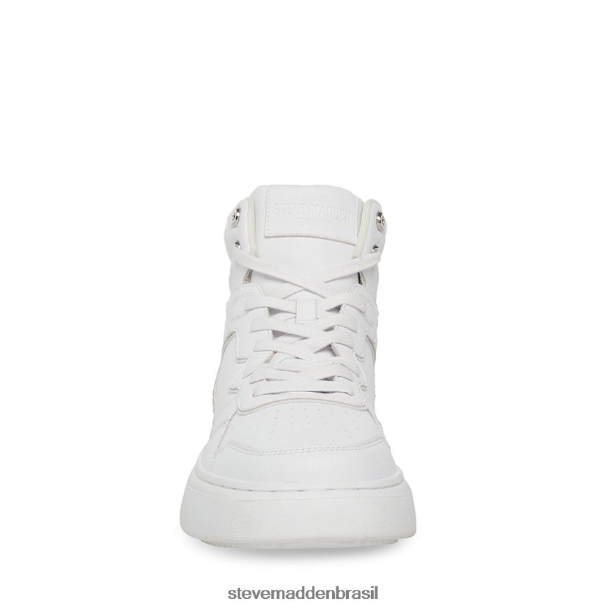 calçados couro branco homens Steve Madden Jordan ZTFPZH923