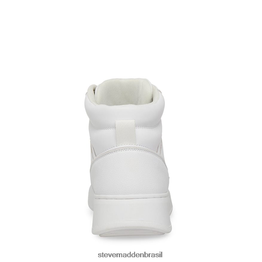 calçados couro branco homens Steve Madden Jordan ZTFPZH923