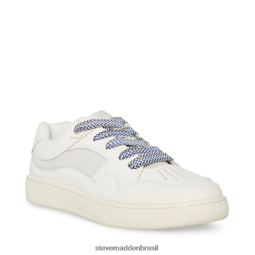 calçados couro branco homens Steve Madden jayme ZTFPZH913