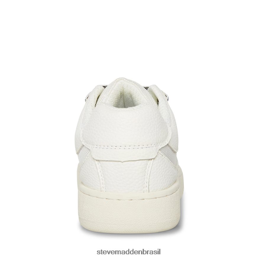 calçados couro branco homens Steve Madden jayme ZTFPZH913