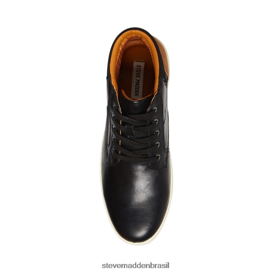 calçados preto homens Steve Madden briga ZTFPZH1084