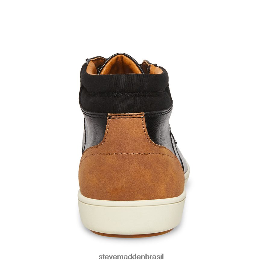 calçados preto homens Steve Madden briga ZTFPZH1084