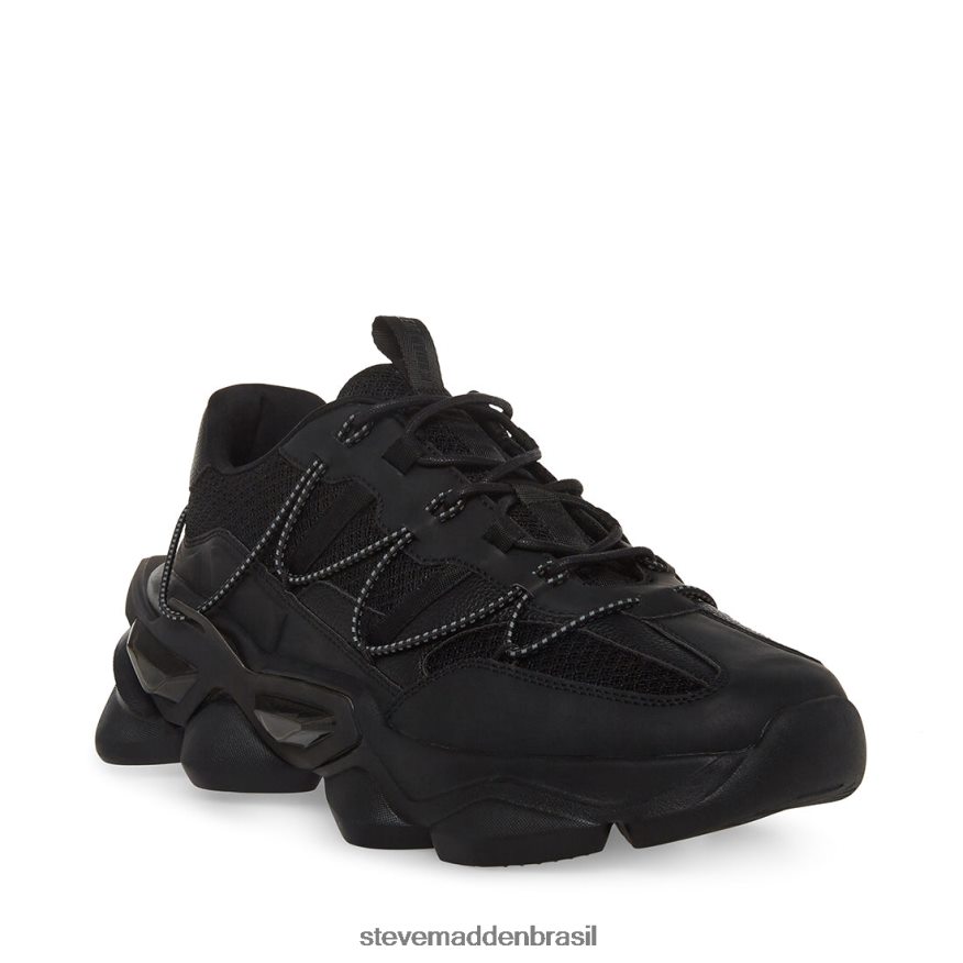 calçados preto homens Steve Madden tempestade ZTFPZH917