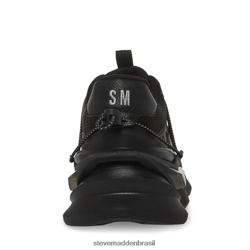 calçados preto homens Steve Madden tempestade ZTFPZH917